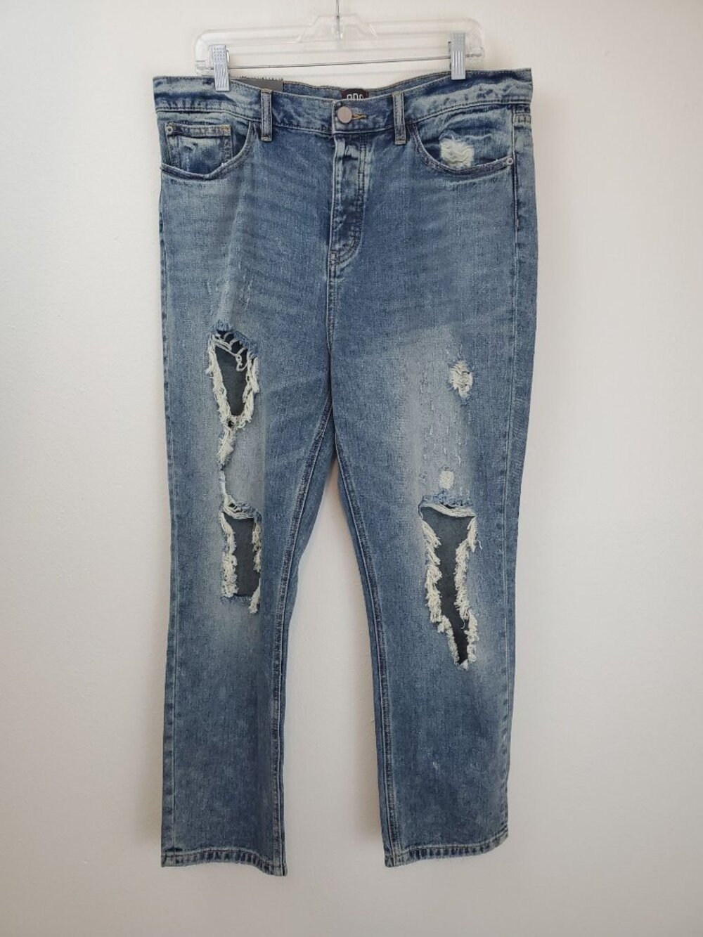 BDG Urban Outfitters Straight & Narrow High Rise distressed jeans